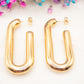 Boucles d'oreilles Étrier Doré
