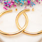 Boucles d'oreilles Demi-Lune Dorée