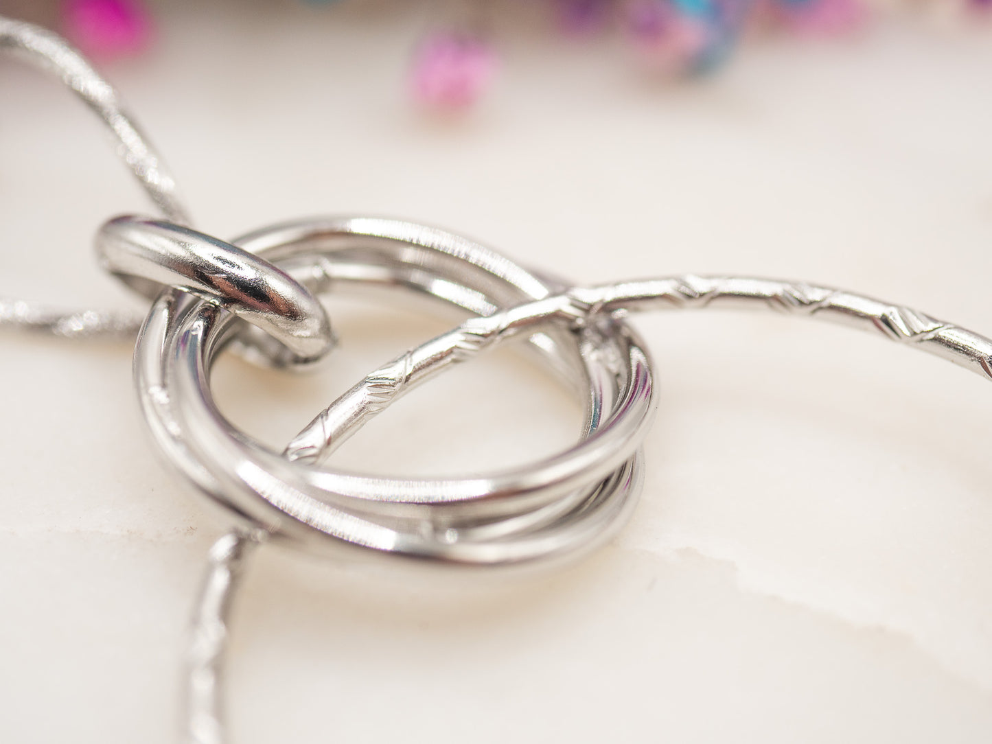Boucles d'oreilles Anneau Salin