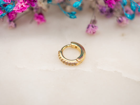 Boucle d'oreille unique Éclat