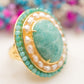 Bague Lagune Perlière