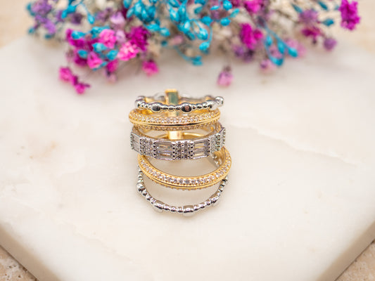 Bague Mosaïque Solaire