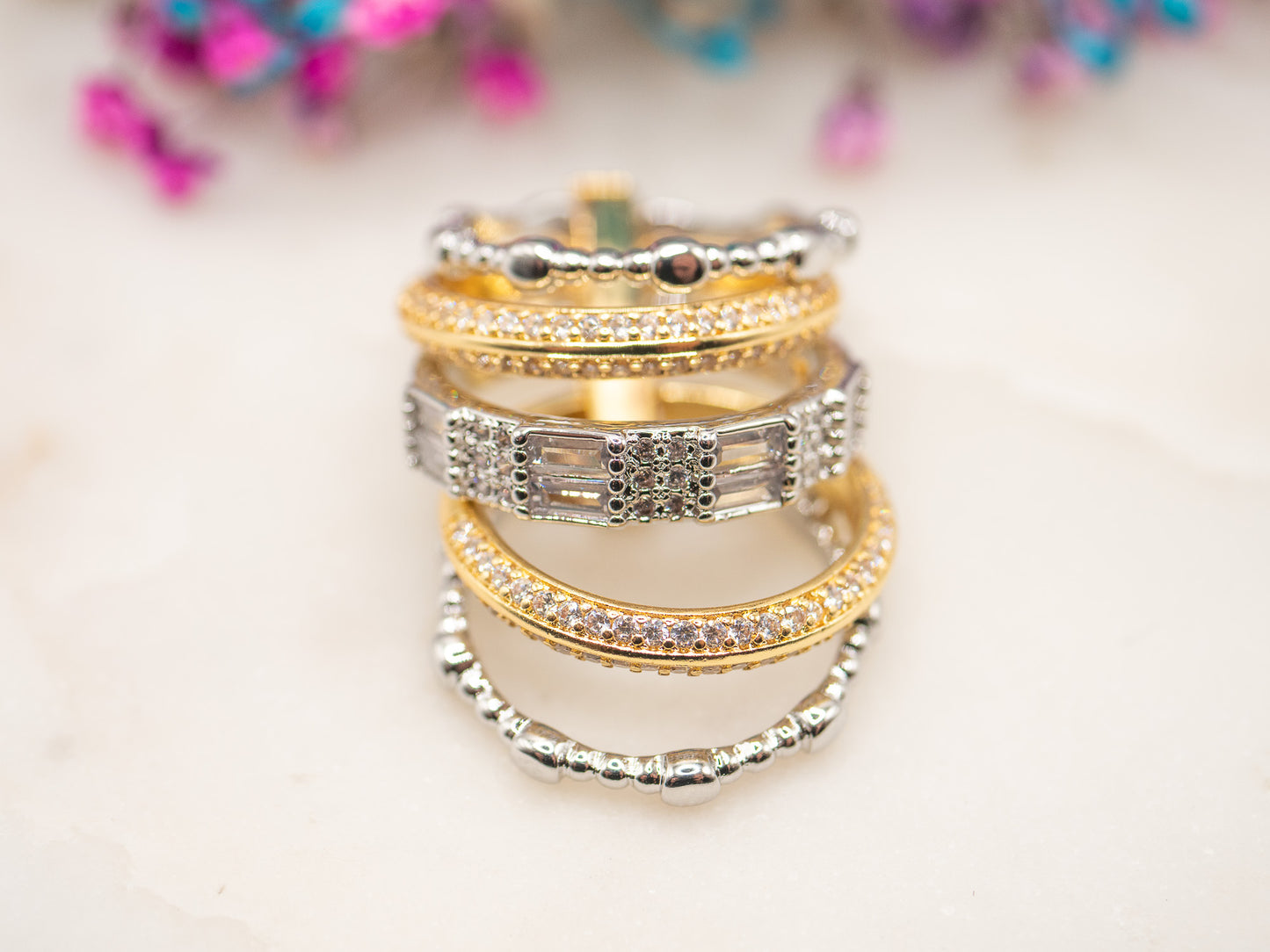 Bague Mosaïque Solaire
