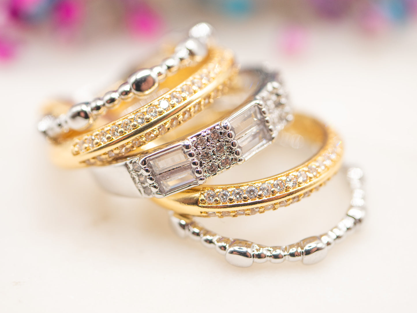 Bague Mosaïque Solaire