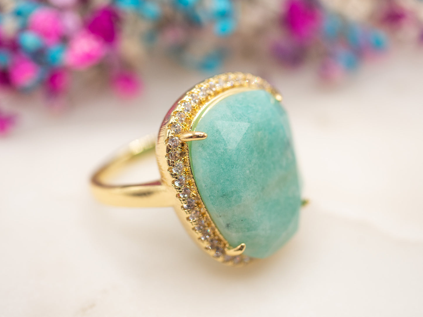 Bague Lagune Miel