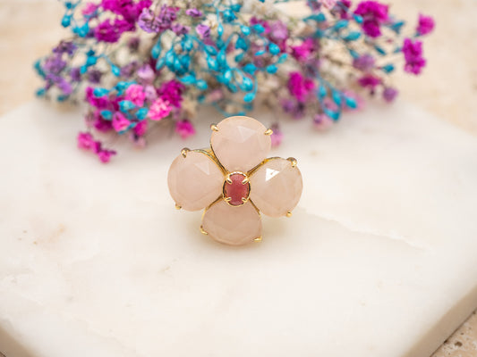 Bague Fleur Rosée