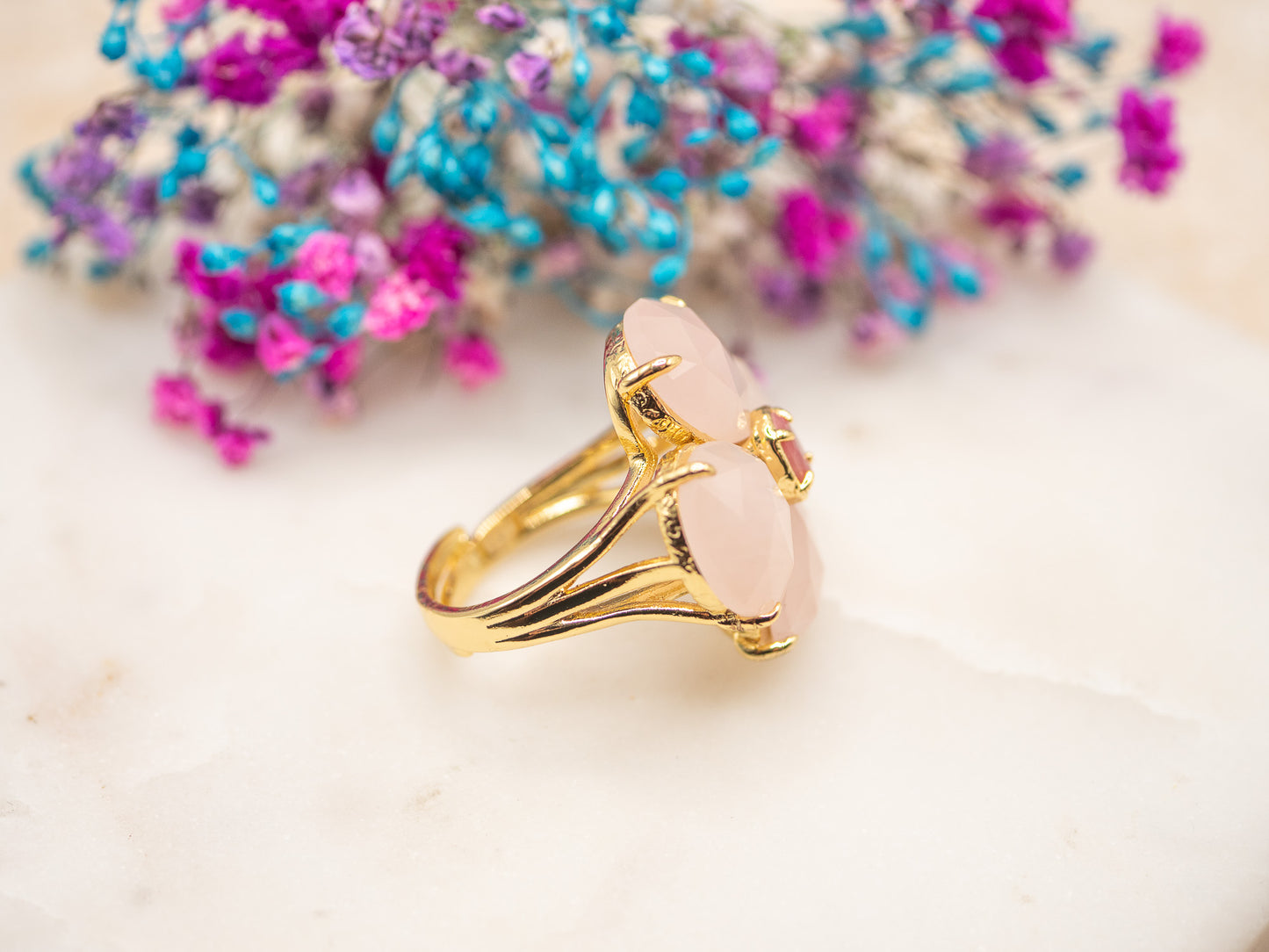 Bague Fleur Rosée