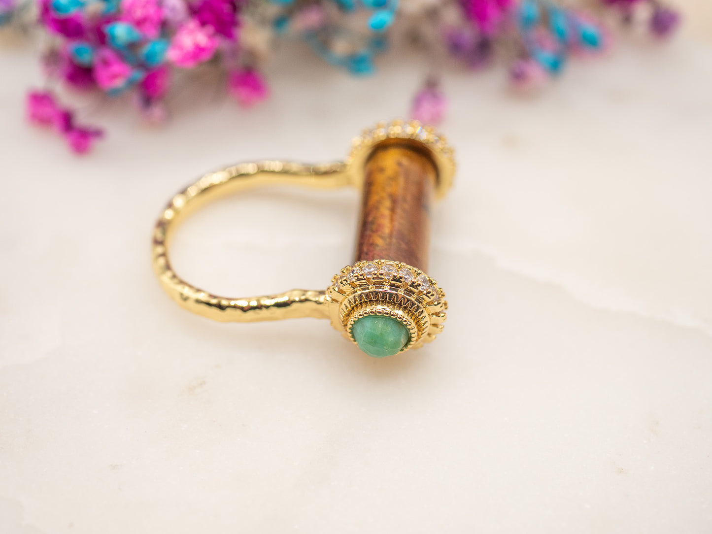 Bague Ocre Tropique