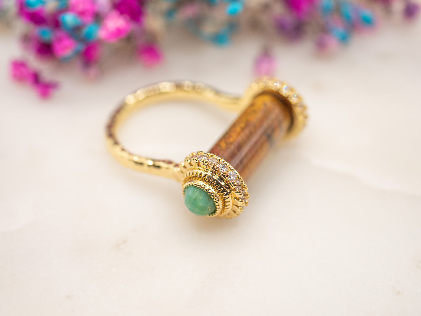 Bague Ocre Tropique