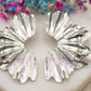 Boucles d'oreilles Éventail Nacré
