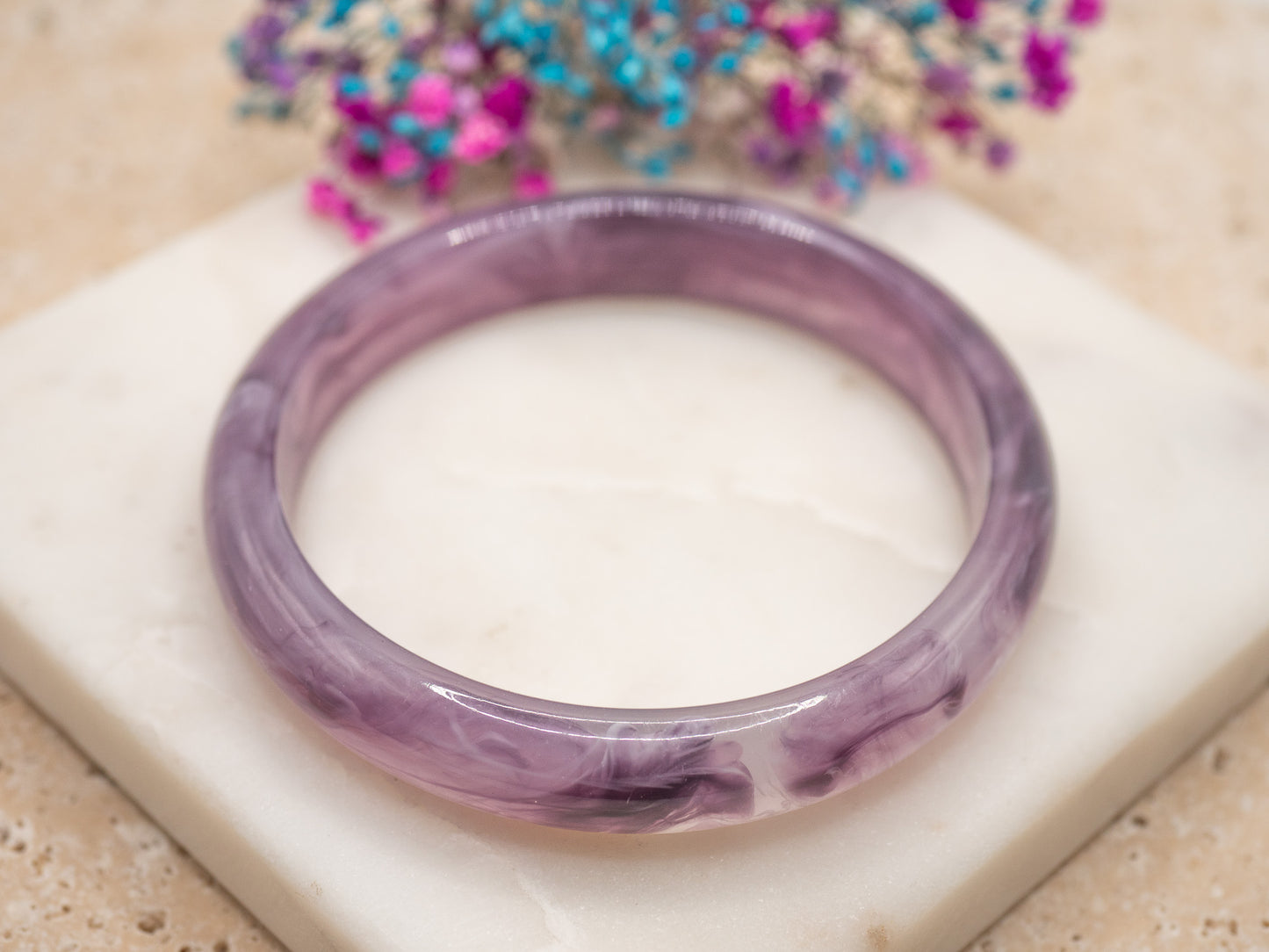 Bracelet Brume Mauve