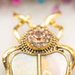 Broche Scarabée Nacré