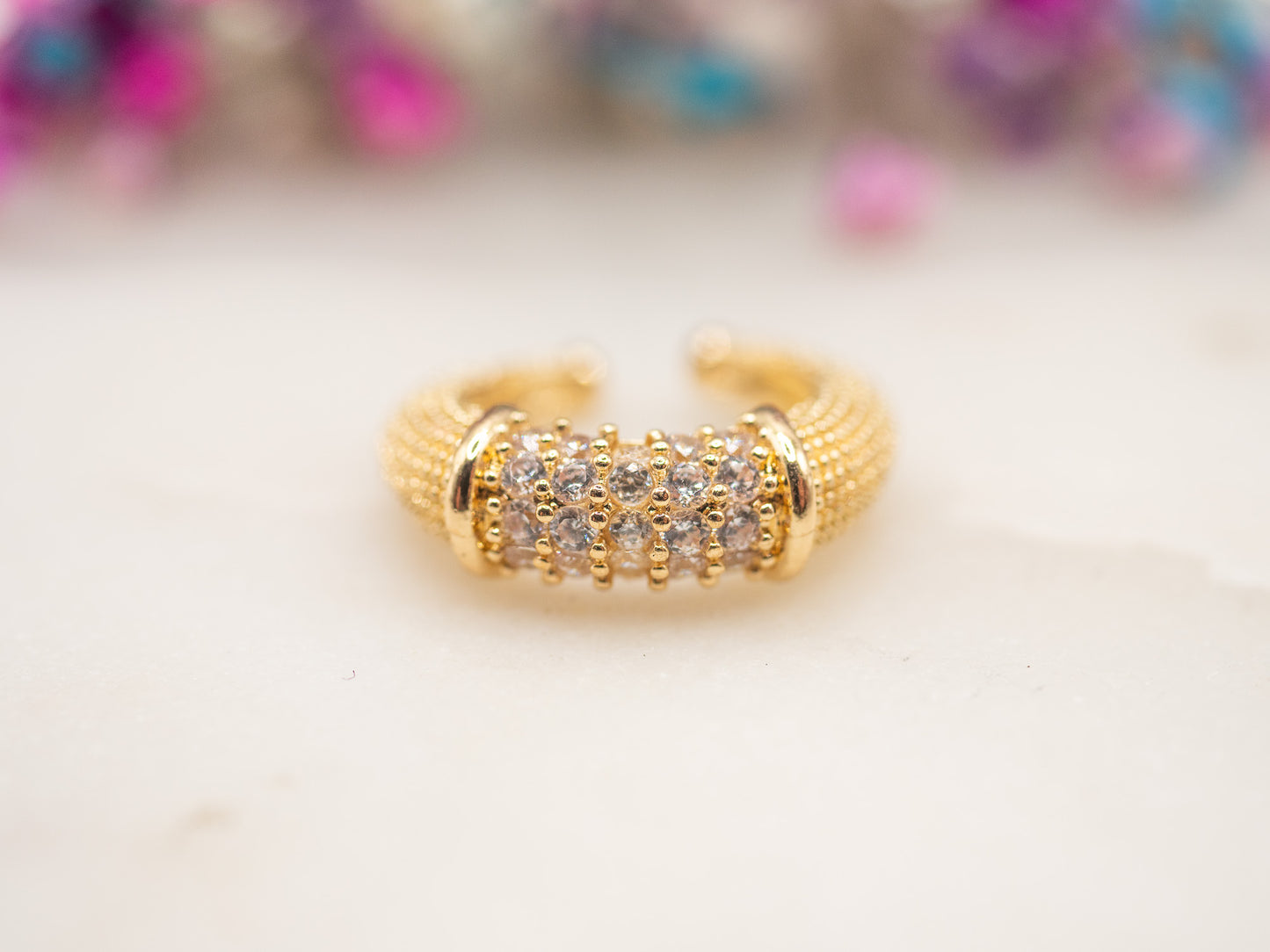 Boucle d'oreille unique Éclat Sablé