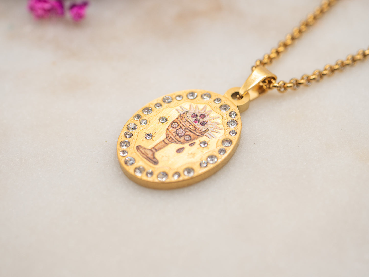 Collier Toast Doré