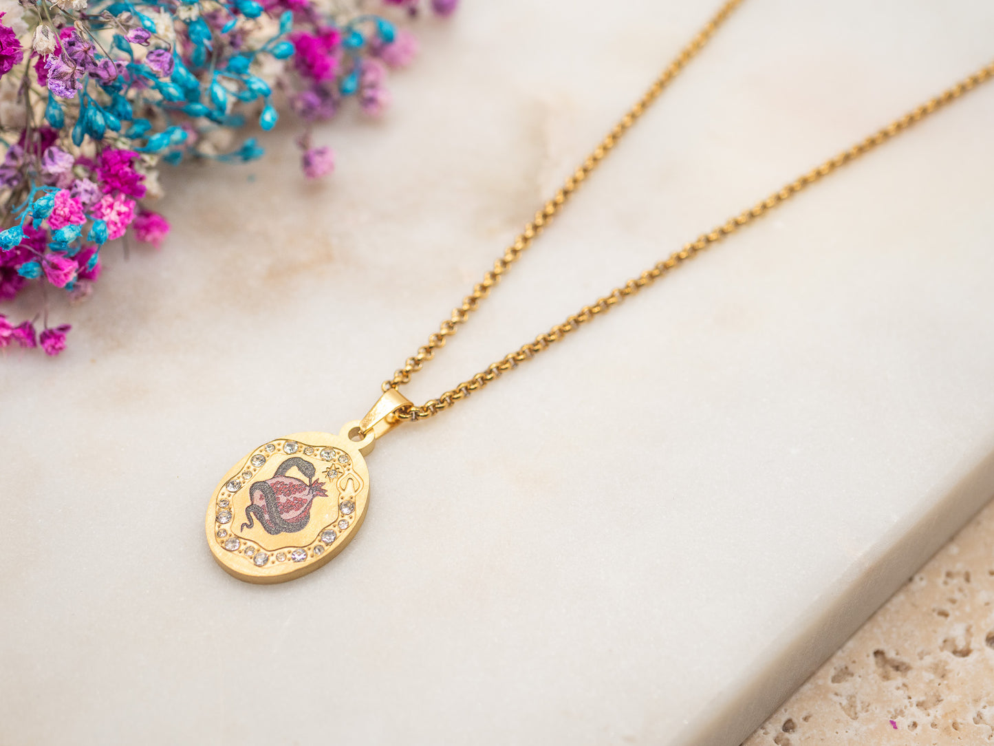 Collier Flamingo Miel