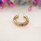 Earcuff Arc-en-Ciel Doré