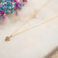 Collier Tortue Olive