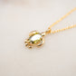 Collier Tortue Olive