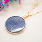 Collier Disque Azur