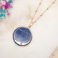 Collier Disque Azur