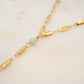 Collier Pompon Menthe