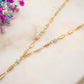 Collier Pompon Menthe