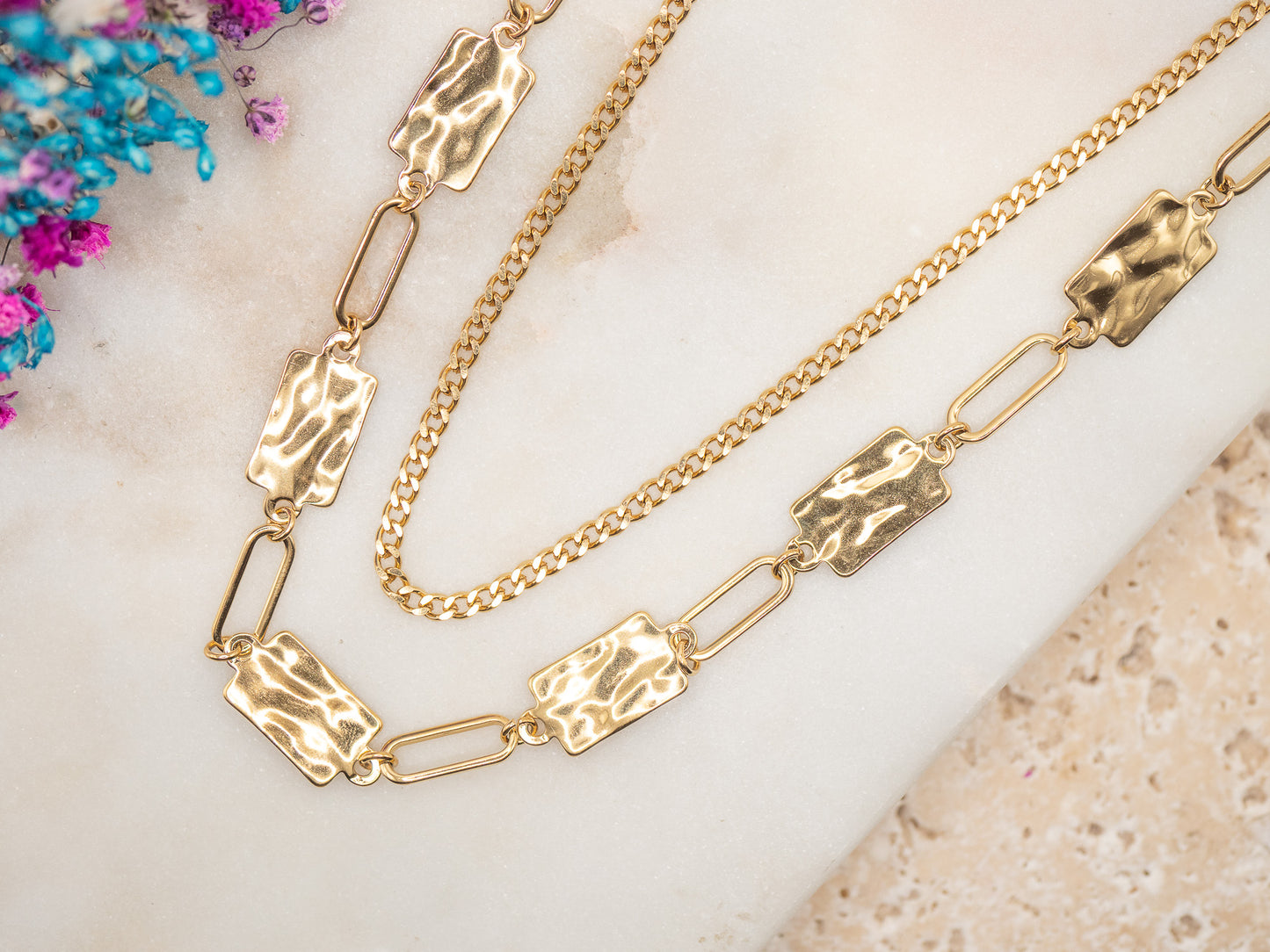 Collier Maillons Vanille