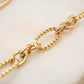 Collier Maille Bronzée