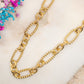 Collier Maille Bronzée
