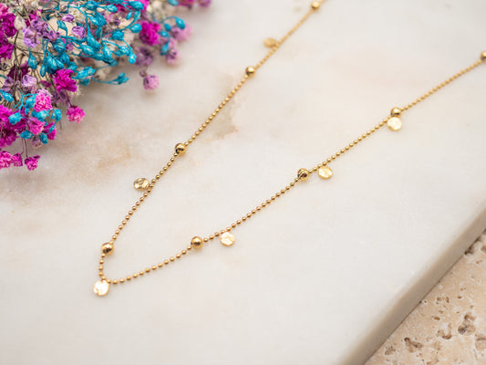 Collier Confetti Doré