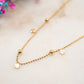 Collier Confetti Doré