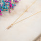 Collier Perles Miel