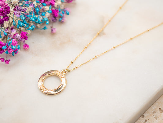 Collier Cercle Doré