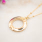 Collier Cercle Doré