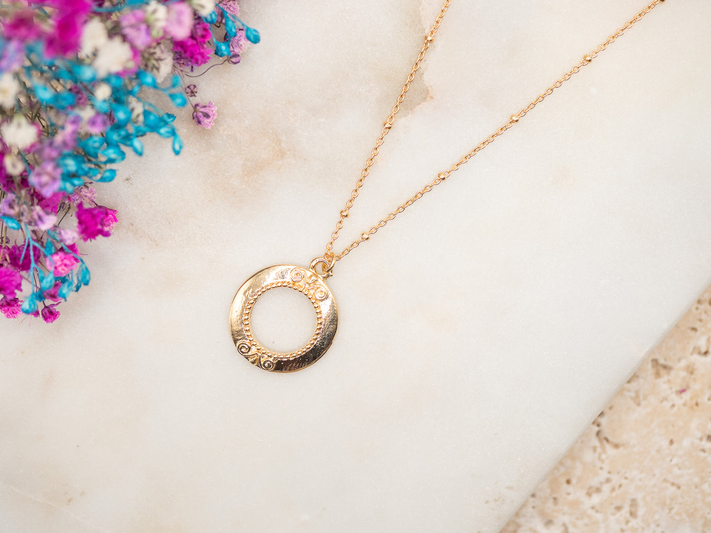Collier Cercle Doré