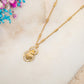 Collier Scarabée Miel