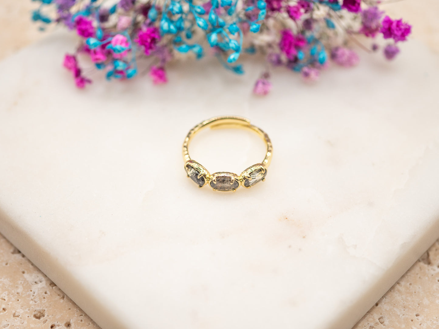 Bague Trio Minéral
