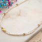 Collier Nacres Dorées