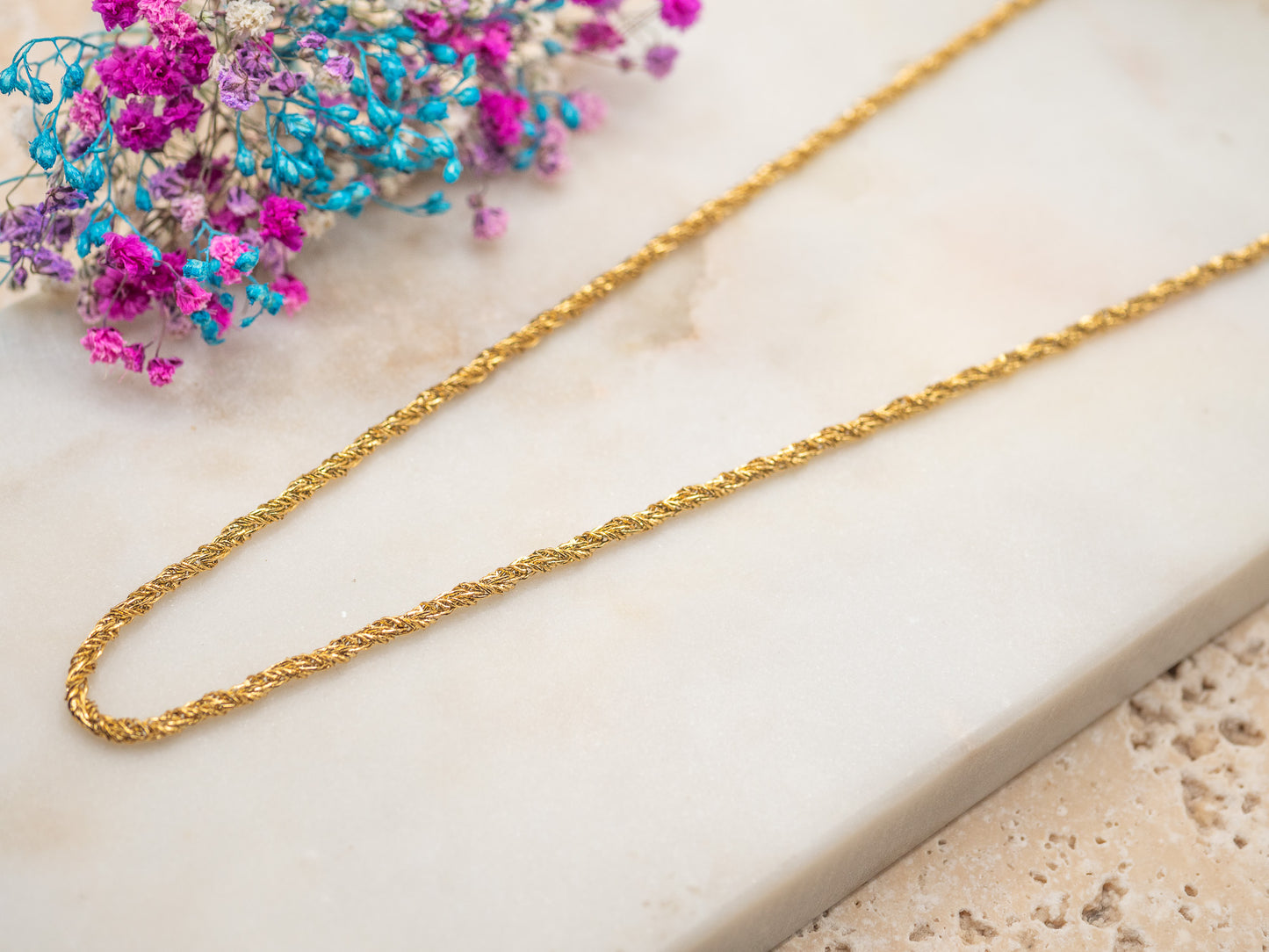 Collier Torsade Miel