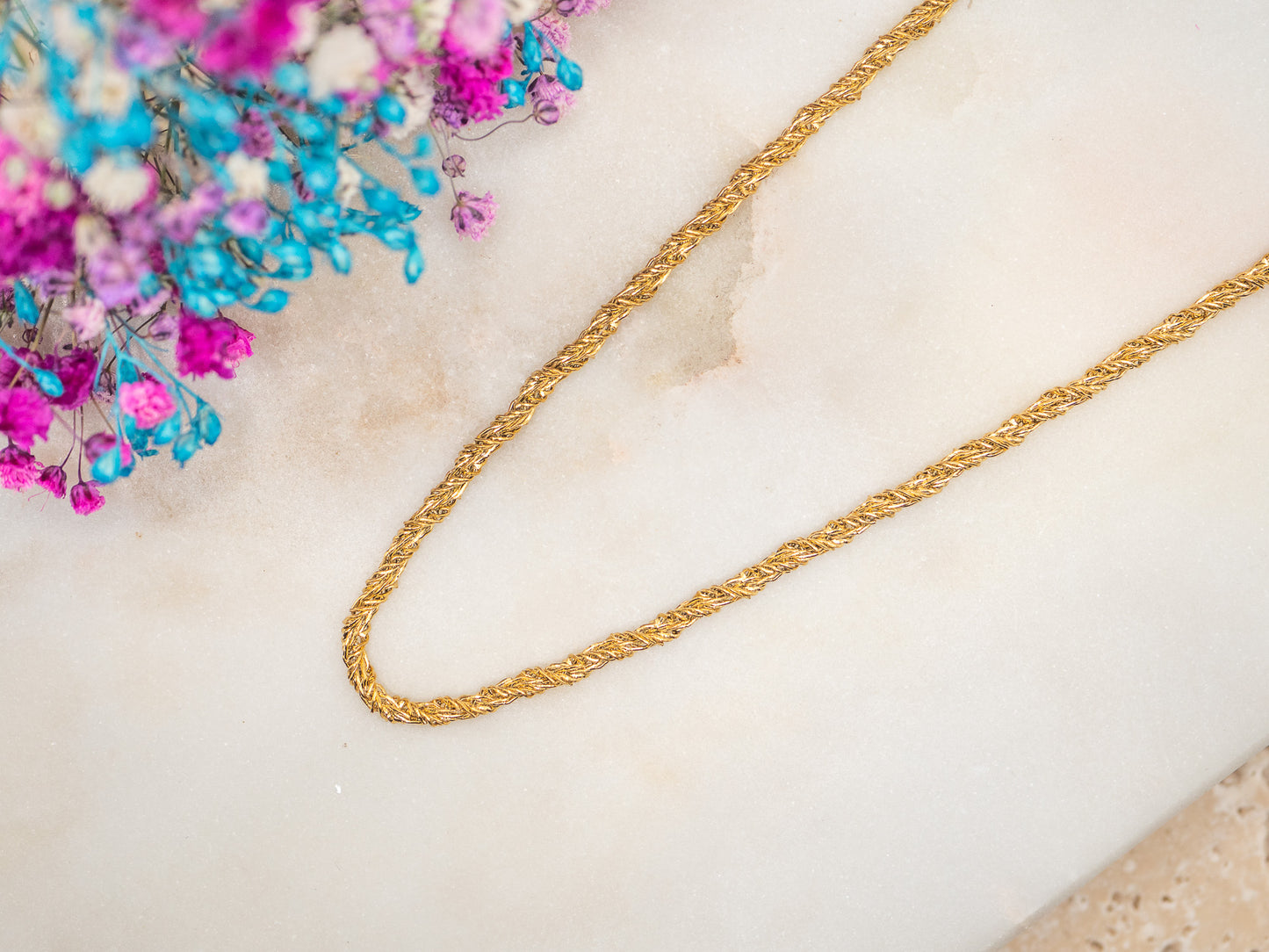 Collier Torsade Miel