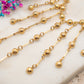 Collier Clochettes Dorées