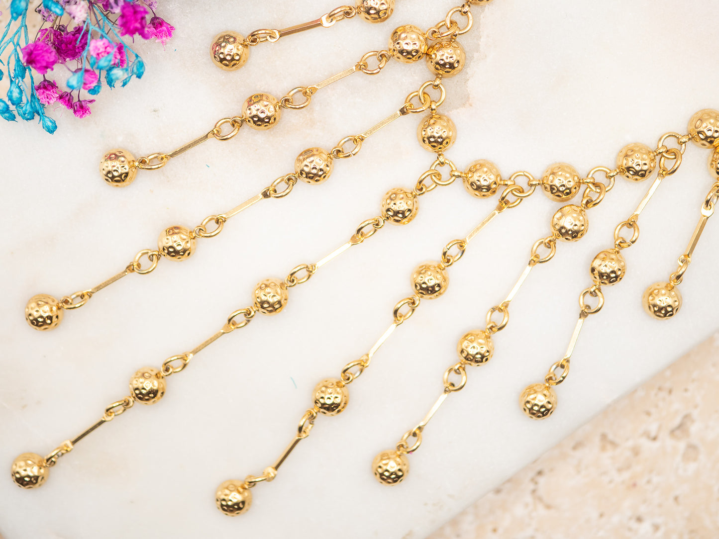 Collier Clochettes Dorées