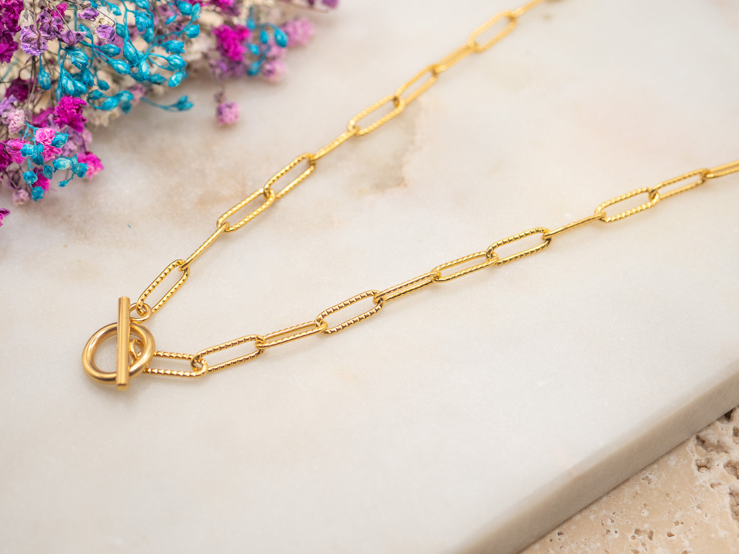 Collier Verrou Doré