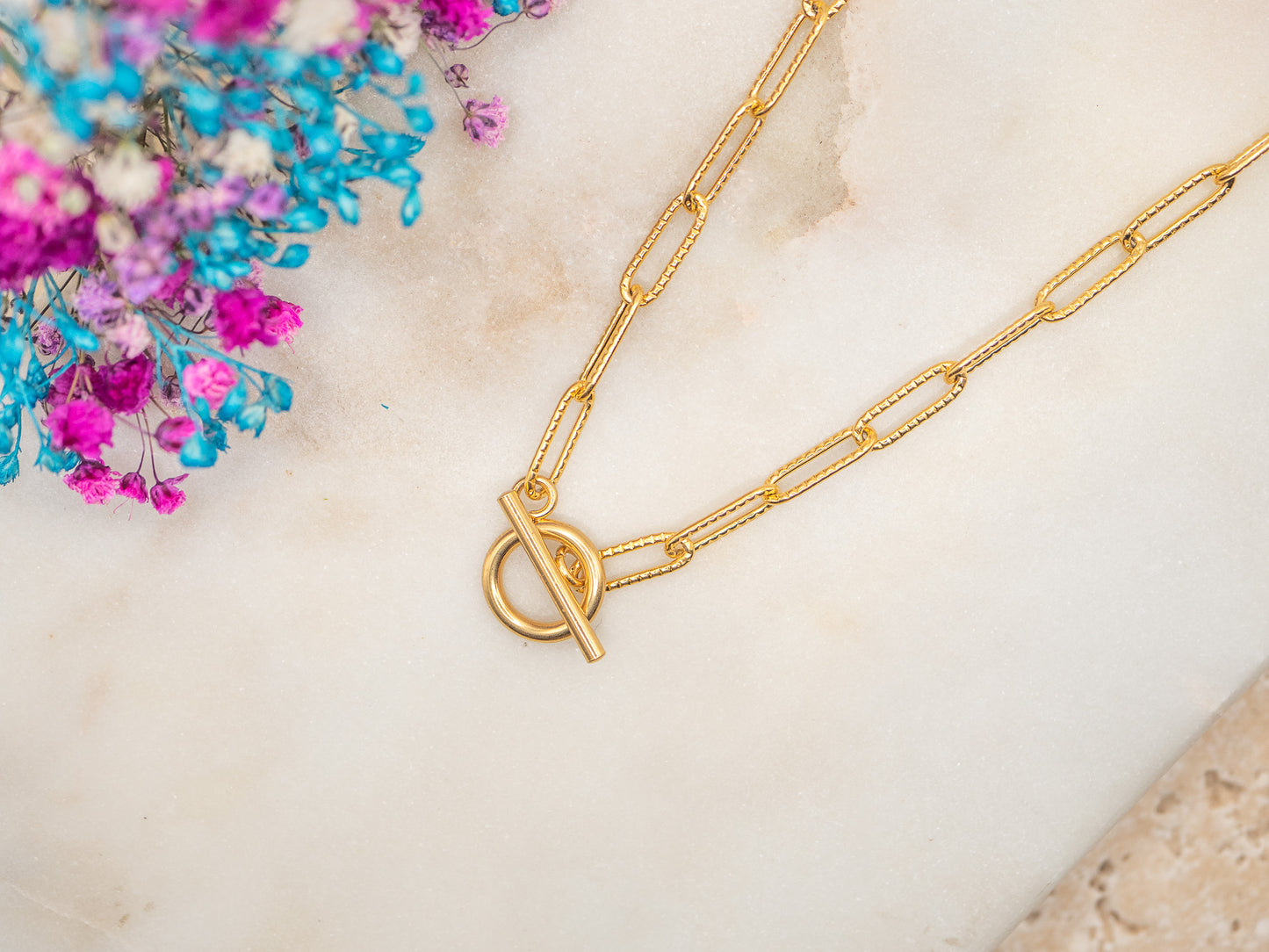 Collier Verrou Doré