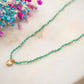 Collier Cœur Lagune