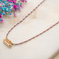 Collier Talisman Rosé