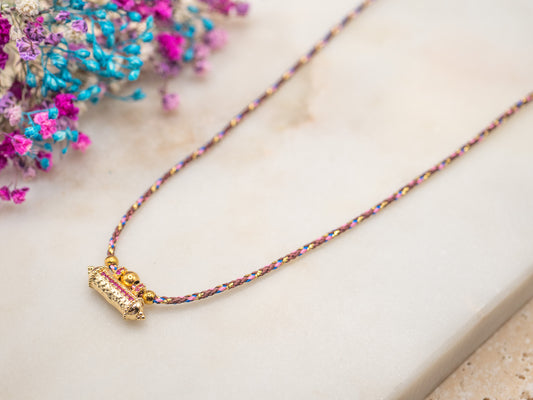 Collier Talisman Rosé
