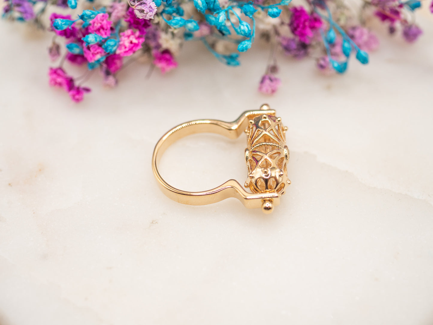 Bague Papillon Miel