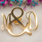 Broche Initiales Soleil