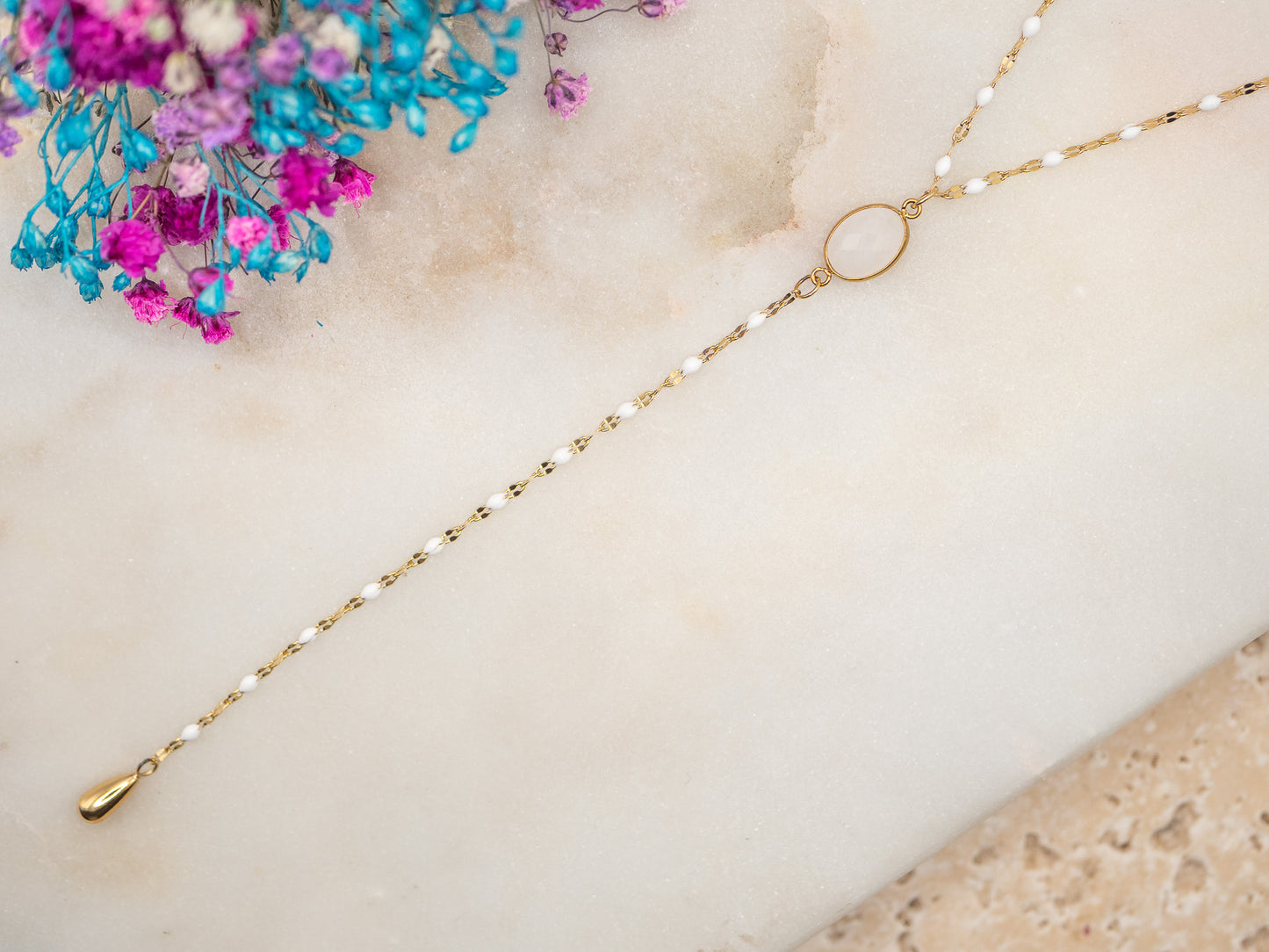 Collier Halo Nacré